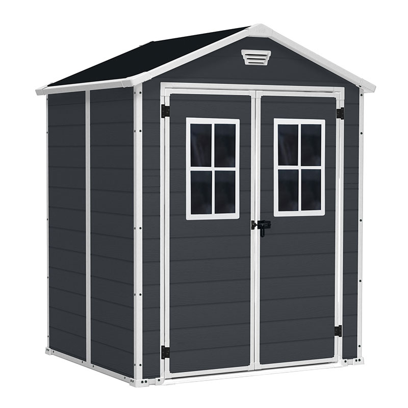 plastic sheds - plastic outdoor storage / keter manor 6 x 5
