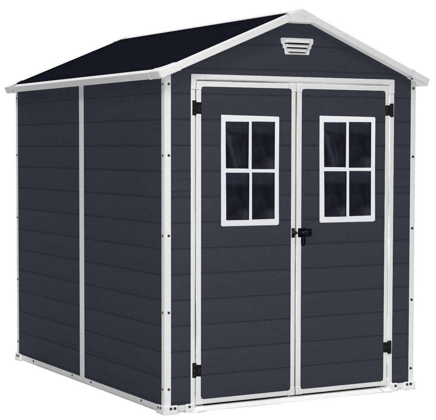 plastic sheds - plastic outdoor storage / keter manor 6 x 8